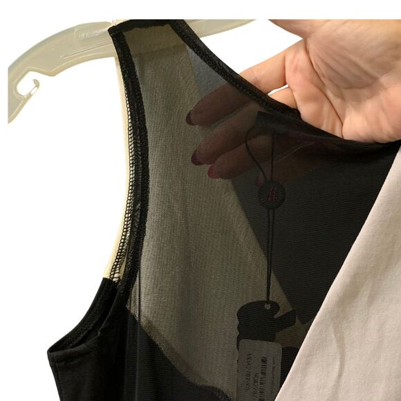 Motel Rocks Mini Dress Black and white with Mesh Size XS - Picture 6 of 8